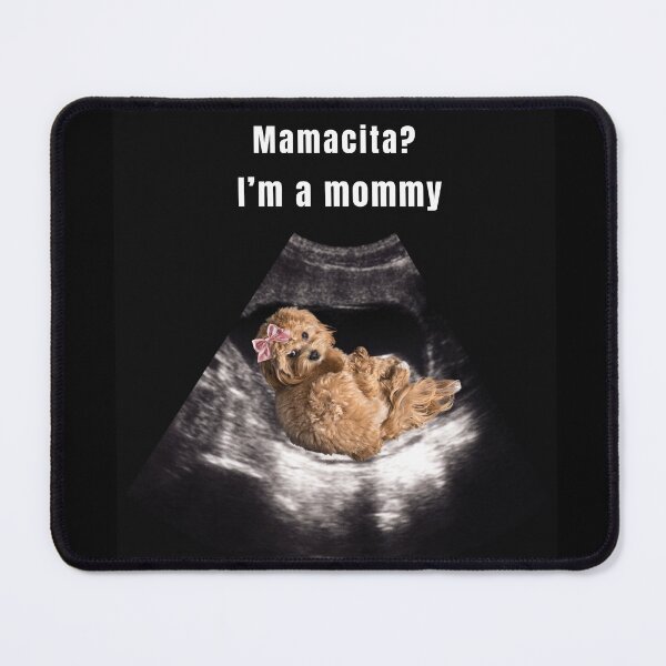 Item preview, Dog Mom Ultrasound Funny Poodle Mommy Gift Card Print designed and sold by chaos-and-curls.
