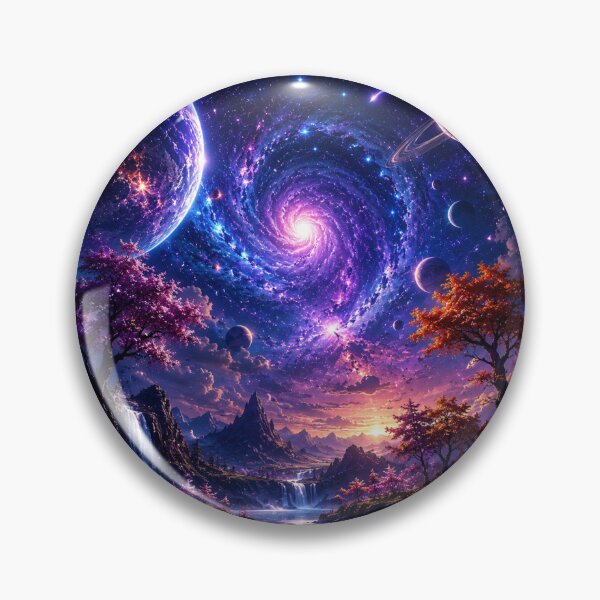 Item preview, Celestial Nature – Cosmic Fantasy Landscape designed and sold by UniverseShade.