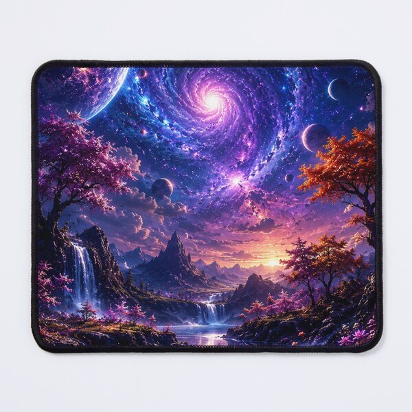 Item preview, Celestial Nature – Cosmic Fantasy Landscape designed and sold by UniverseShade.