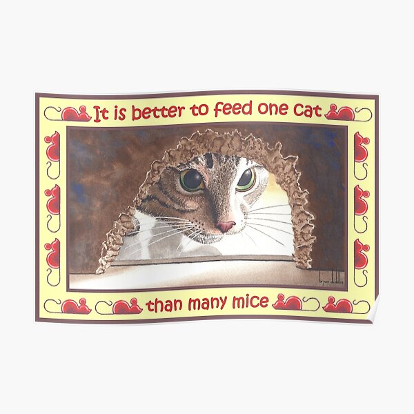 One Cat Poster