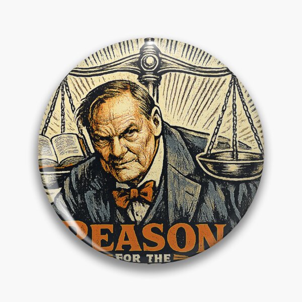 Item preview, Clarence Darrow – Reason for the Defense Vintage-Style Lawyer Design designed and sold by The Past in Threads.