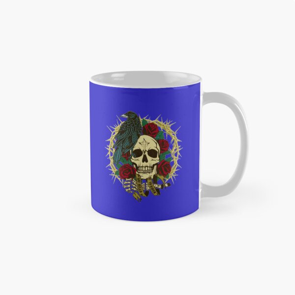Item preview, Dark Alternative Skull with Raven and Roses designed and sold by WAKYSHOP.