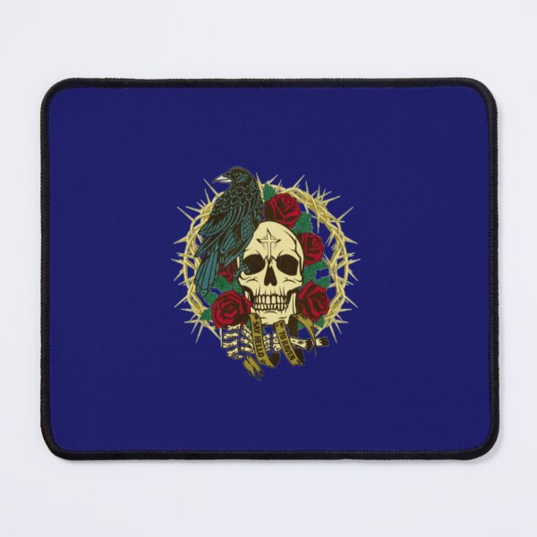 Item preview, Dark Alternative Skull with Raven and Roses designed and sold by WAKYSHOP.