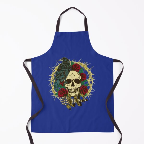 Item preview, Dark Alternative Skull with Raven and Roses designed and sold by WAKYSHOP.