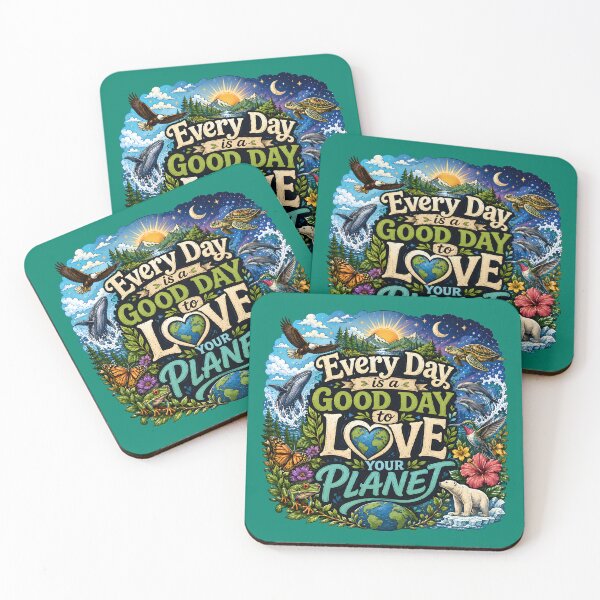 Item preview, Every Day Is A Good Day to Love Your Planet designed and sold by Stylishly Eco.