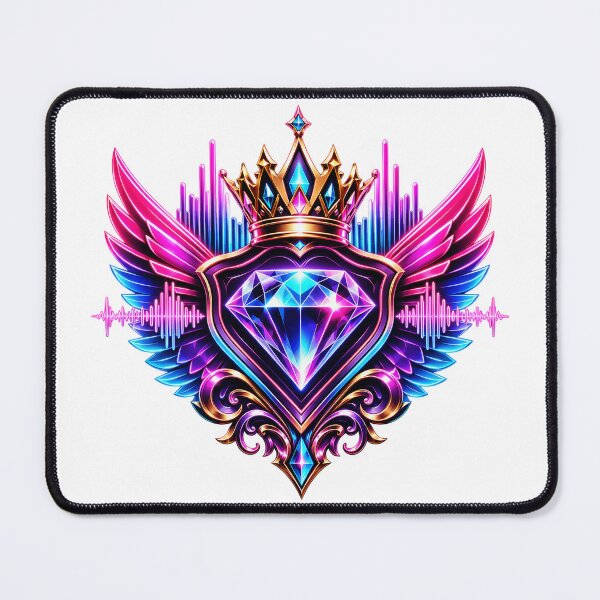 Item preview, Winged Diamond Soundwave designed and sold by syotos-ai.
