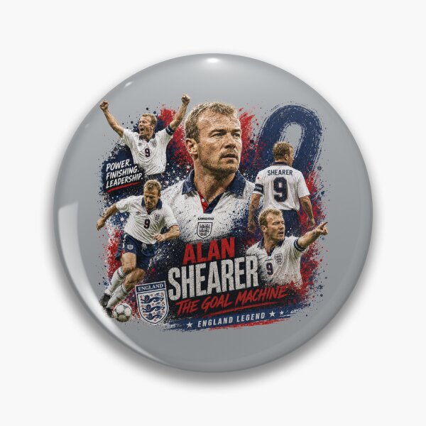 Item preview, Alan Shearer - The Goal Machine - England Football Legend designed and sold by Sports Boutique.