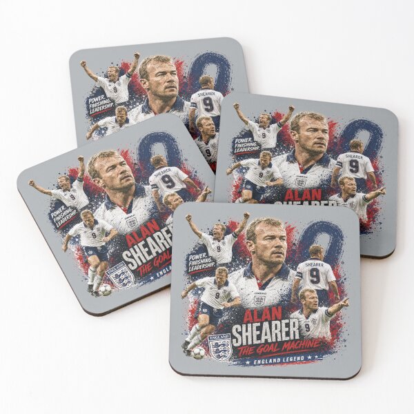 Aperçu de l'œuvre Alan Shearer - La machine à buts - Légende du football anglais créée et vendue par Sports Boutique.