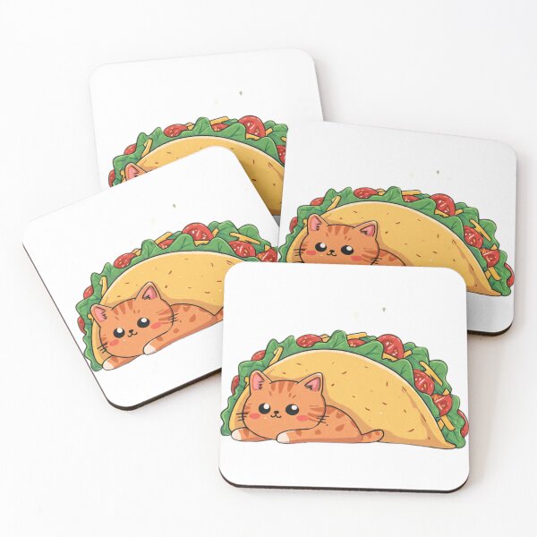 Item preview, Funny Cat in Taco Shell Design designed and sold by Luna's World - Moody Vibes Studio.