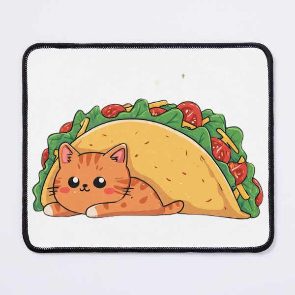 Item preview, Funny Cat in Taco Shell Design designed and sold by Moody Vibes Studio.