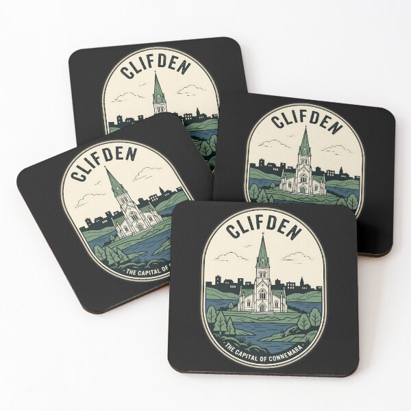 Item preview, Clifden Ireland Vintage Travel Emblem Connemara Spire designed and sold by k3rstman1.