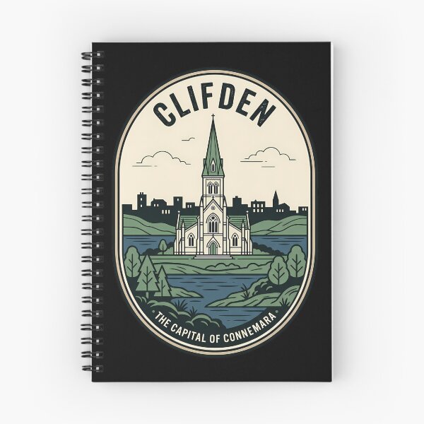 Item preview, Clifden Ireland Vintage Travel Emblem Connemara Spire designed and sold by k3rstman1.