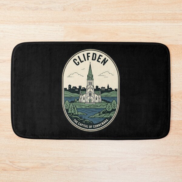 Item preview, Clifden Ireland Vintage Travel Emblem Connemara Spire designed and sold by k3rstman1.
