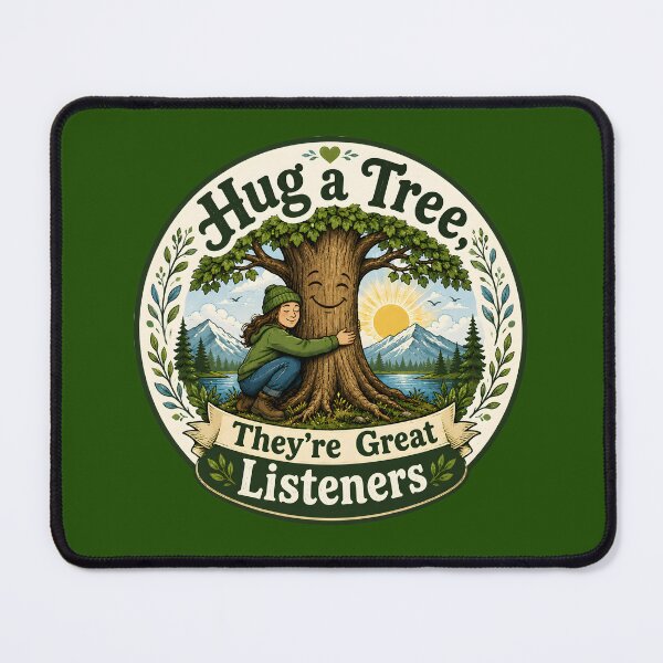 Item preview, Hug a Tree - They're Great Listeners designed and sold by Stylishly Eco.