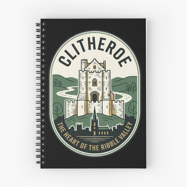 Item preview, Clitheroe Castle Ribble Valley Vintage Travel Emblem designed and sold by k3rstman1.