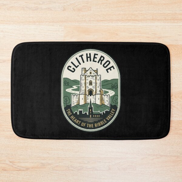 Item preview, Clitheroe Castle Ribble Valley Vintage Travel Emblem designed and sold by k3rstman1.