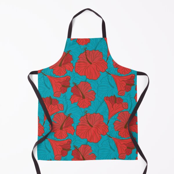 Item preview, Red Tropical Flowers designed and sold by TheMadTeaParty.