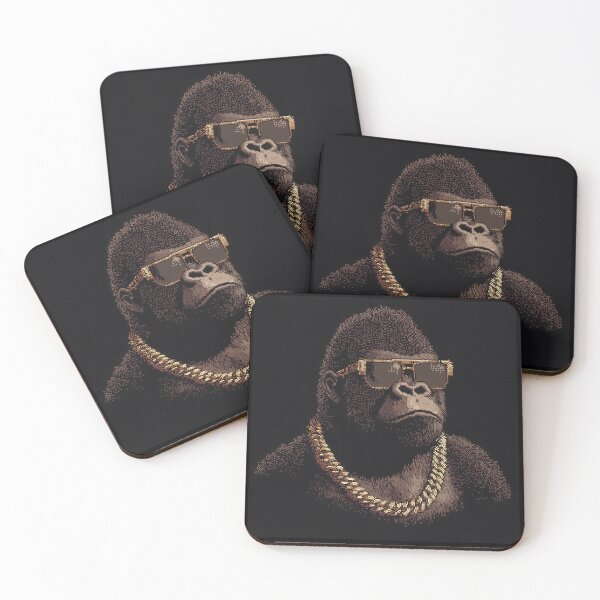Item preview, Pixel Gorilla Gangster designed and sold by ClubVacay.
