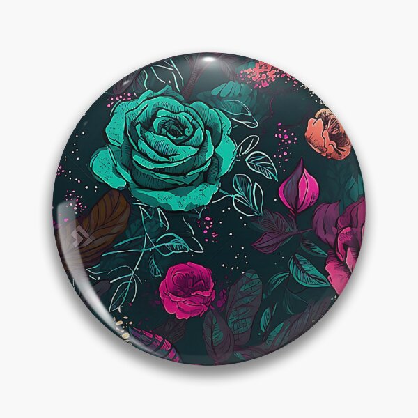Item preview, Teal Roses  designed and sold by The Painted Lamb.