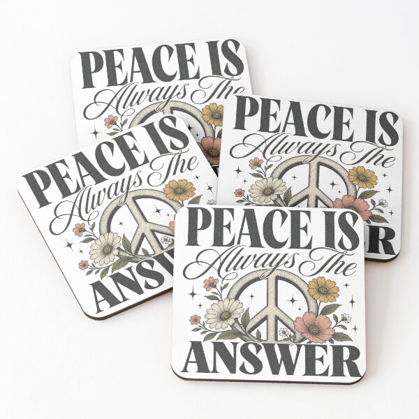 Item preview, Peace Is Always The Answer designed and sold by GrooveAndGlow.