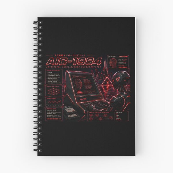 Item preview, Retro AI Supercomputer Robot | 1984 Cyberpunk Vaporwave Computer designed and sold by TEEJAMBOREE.