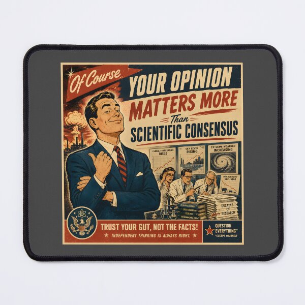 Item preview, Of Course Your Opinion Matters More Than Scientific Consensus designed and sold by Stylishly Eco.