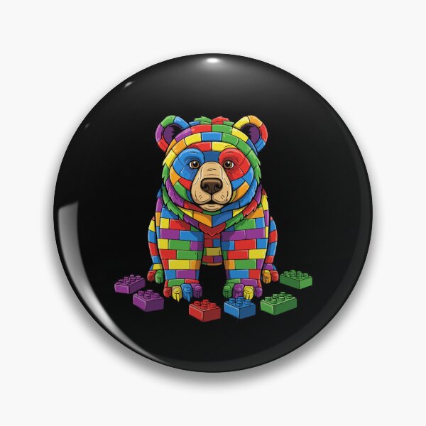 Item preview, Building Blocks Bear Animal Builder designed and sold by PopStars1993.