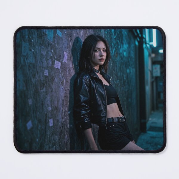 Item preview, Cyberpunk Woman in the Alley designed and sold by Alt-Art-Digital.