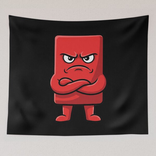 Item preview, Grumpy Red Card Funny Soccer Referee Gift designed and sold by BoyleDesignShop.