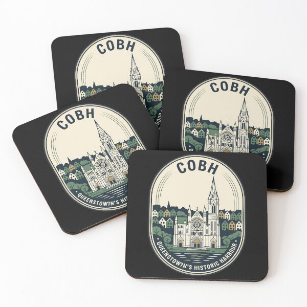Item preview, Cobh Ireland Queenstown Harbor Vintage Travel Emblem designed and sold by k3rstman1.