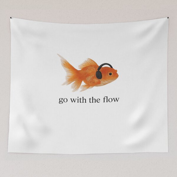 Item preview, go with the flow designed and sold by sweetspaceboy.