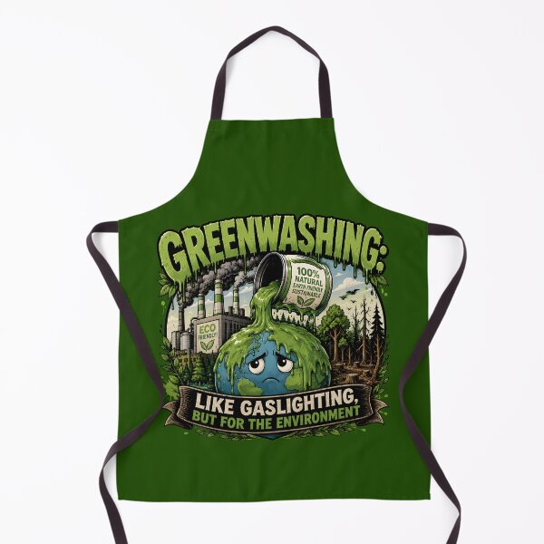 Item preview, Greenwashing: Like Gaslighting, But For the Environment designed and sold by Stylishly Eco.