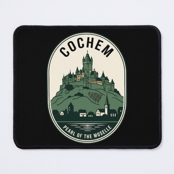 Item preview, Cochem Germany Reichsburg Castle Vintage Travel Emblem designed and sold by k3rstman1.