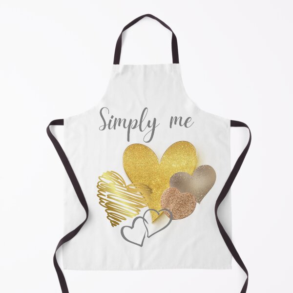Item preview, Elegant "Simply me" shirt with gold hearts designed and sold by LIVSTUDIO16.