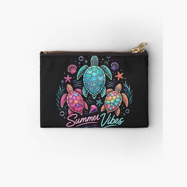Item preview, Retro Neon Sea Turtles Summer Vibes designed and sold by legendaryskins.