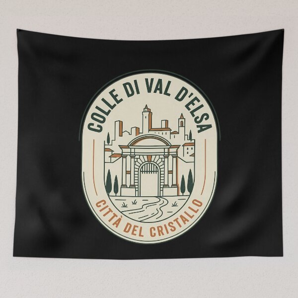 Item preview, Colle Di Val Delsa Italy Vintage Travel Emblem designed and sold by k3rstman1.