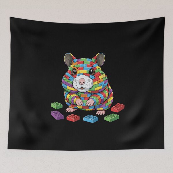 Item preview, Hamster Building Blocks Pet Lover designed and sold by PopStars1993.