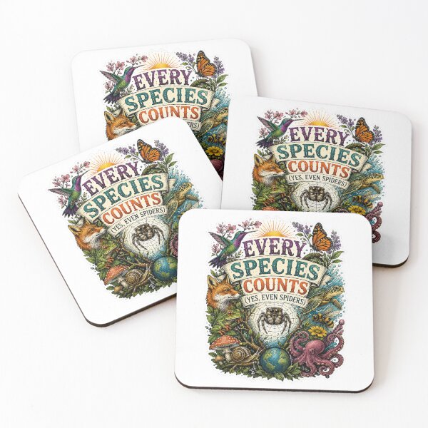Item preview, Every Species Counts (Yes, Even Spiders) designed and sold by Stylishly Eco.