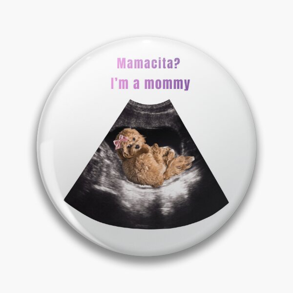 Item preview, Dog Mom Ultrasound Funny Poodle Mommy Print designed and sold by chaos-and-curls.