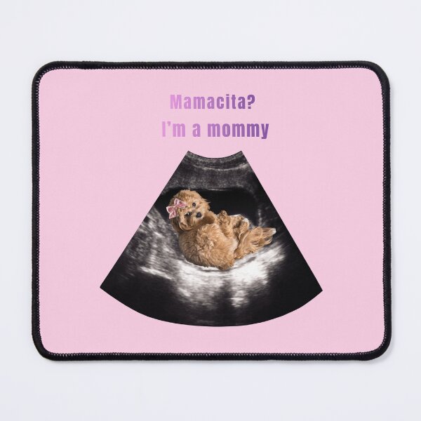 Item preview, Dog Mom Ultrasound Funny Poodle Mommy Print designed and sold by chaos-and-curls.