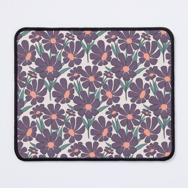 Item preview, Busy Garden Florals in purple designed and sold by creativebakergb.
