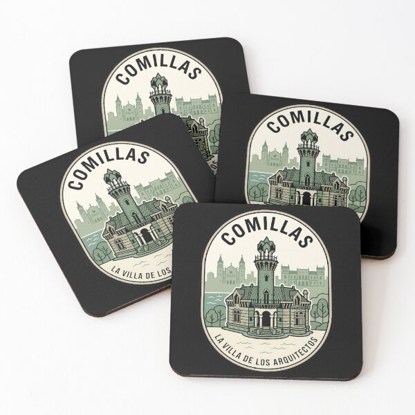 Item preview, Comillas Spain Architecture Vintage Travel Emblem designed and sold by k3rstman1.