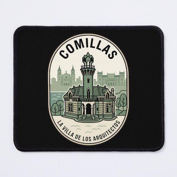 Item preview, Comillas Spain Architecture Vintage Travel Emblem designed and sold by k3rstman1.