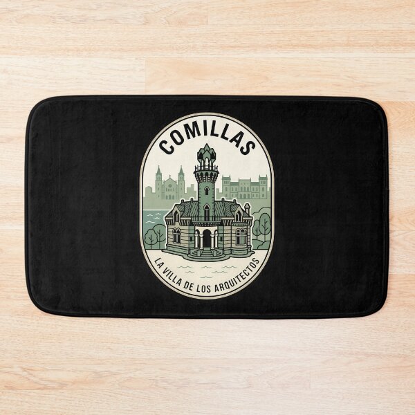 Item preview, Comillas Spain Architecture Vintage Travel Emblem designed and sold by k3rstman1.