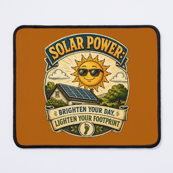 Item preview, Solar Power: Brighten You Day, Lighten Your Footprint designed and sold by Stylishly Eco.