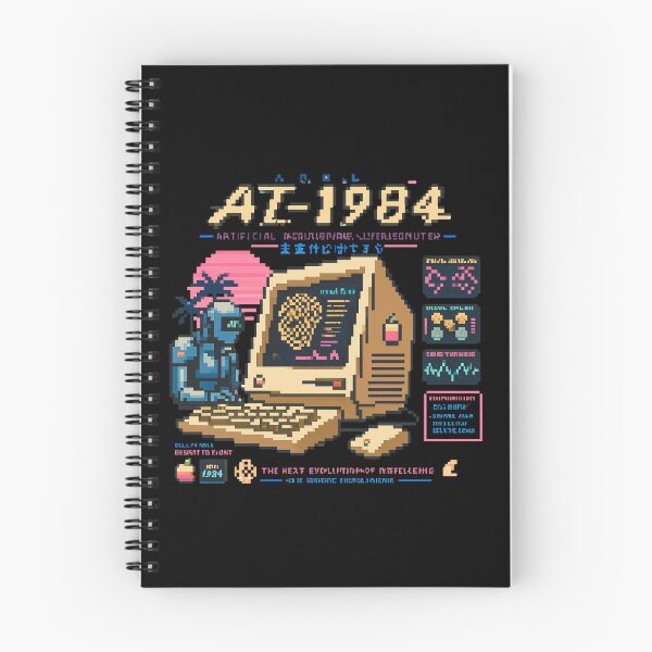 Item preview, Retro AI Supercomputer Robot | 1984 Cyberpunk Vaporwave Computer designed and sold by TEEJAMBOREE.