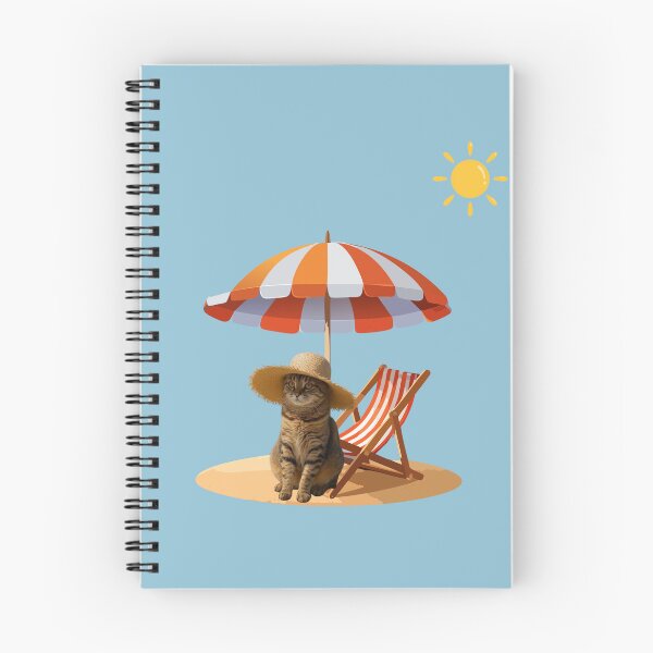 Item preview, Funny Cat Beach Vacation Summer Aesthetic designed and sold by A touch of creativity.