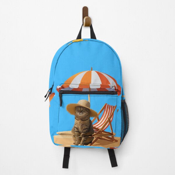 Item preview, Funny Cat Beach Vacation Summer Aesthetic designed and sold by A touch of creativity.
