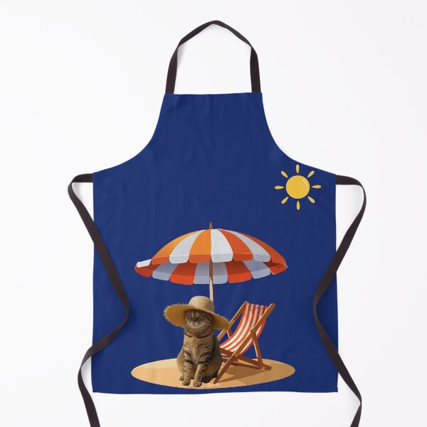 Item preview, Funny Cat Beach Vacation Summer Aesthetic designed and sold by A touch of creativity.