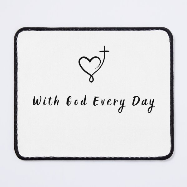 Item preview, With God Every Day - simplicity designed and sold by StrongInFaithEN.
